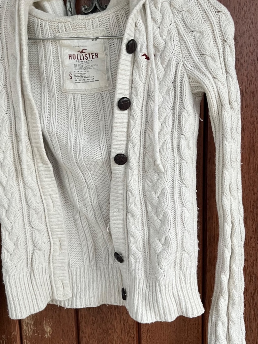 Women's Button Up Sweater - Picture 3 of 4